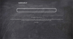 Desktop Screenshot of madeinweb.it